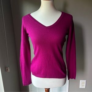 Banana Republic Cashmere blend v neck sweater top